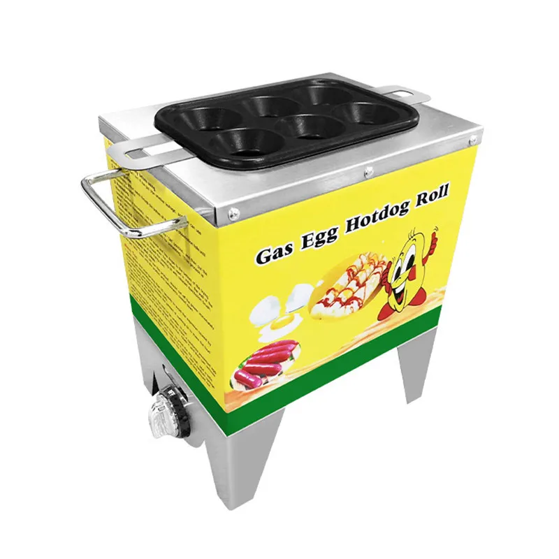 10 Holes Commercial Baked Egg Sausage Maker Hot Dogs Baking Machine Omelet Breakfast Eggs Roll Maker Omelette Master 220V