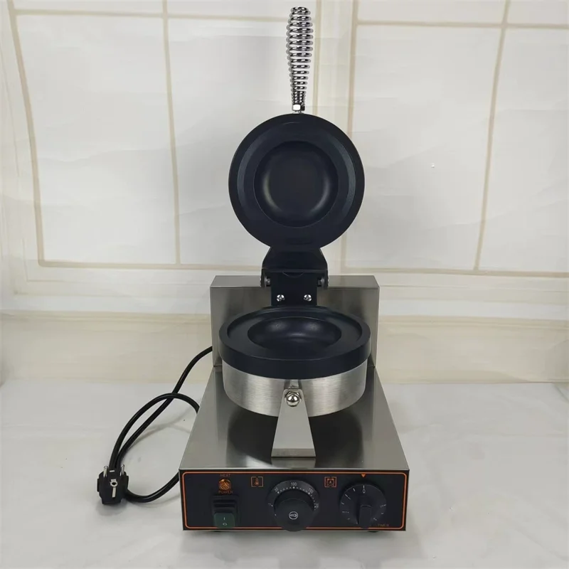 HomeWise Electric Ice Cream Waffle Maker Stuffed Burger Press Waffle Cake Baker Pancake Cooker Breakfast Machine 1200W Hamburger