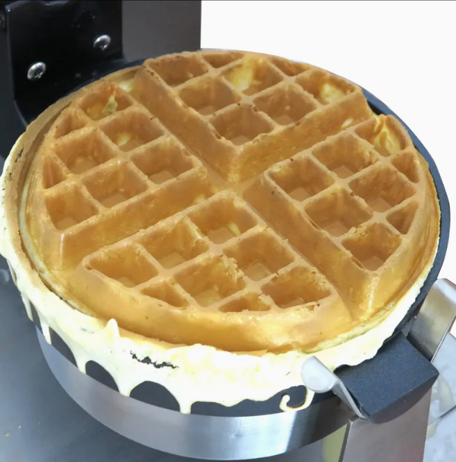 Electric Rotating Waffle Stick Maker for Delicious Treats Sandwich Maker Waffle Maker Electric Commercial Belgian Egg Waffle Maker Waffle Iron for Ice Cream Con