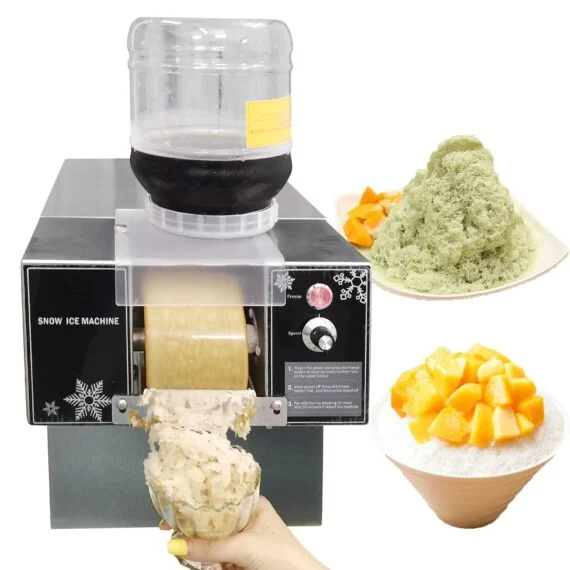 Commercial Snowflake Ice Shaver Milk Snow Ice Maker Shaved Snow Ice Machine
