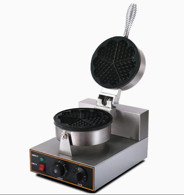 Electric Rotating Waffle Stick Maker for Delicious Treats Sandwich Maker Waffle Maker Electric Commercial Belgian Egg Waffle Maker Waffle Iron for Ice Cream Con