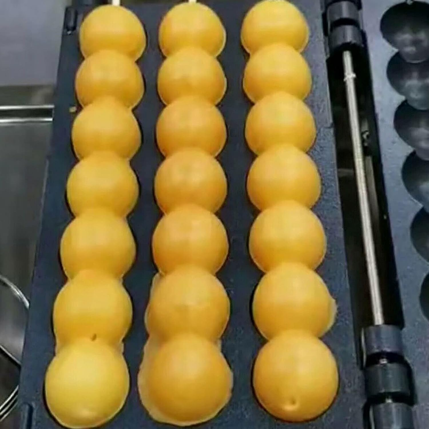 42pcs Commercial Waffle Ball Maker stick Electric Bubble Skewer Waffle Ball Machine
