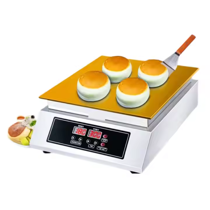 Commercial Use Japanese Souffle Pancakes Maker Full Copper Surface Nonstick Dorayaki Pancake Souffle Machine From China