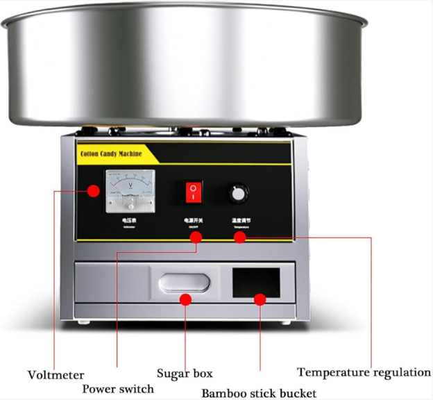 Pink Electric Small Commercial Sugar Floss Maker Cotton Candy Machine Sale Machine Cotton Candy Cotton Candy Machine